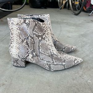 Corso Como Snakeskin booties